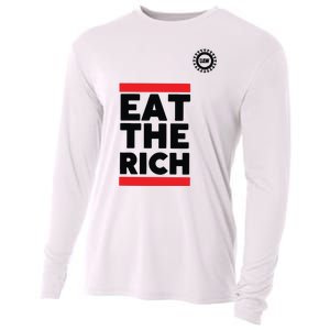 UAW President Shawn Fain Eat The Rich Cooling Performance Long Sleeve Crew