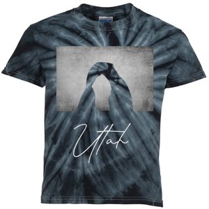 Us Places Souvenir Utah Kids Tie-Dye T-Shirt