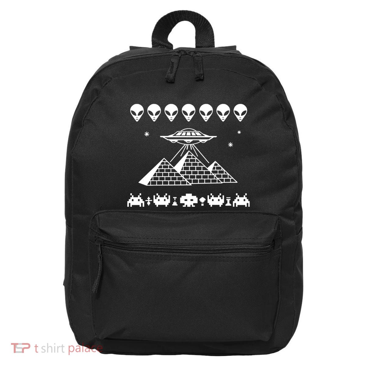 Ufo Pyramid Space Invader 16 in Basic Backpack