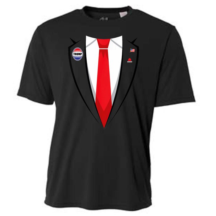 Usa President Trump Suit Cooling Performance Crew T-Shirt