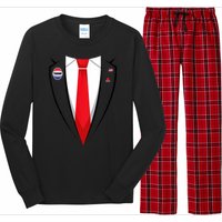 Usa President Trump Suit Long Sleeve Pajama Set