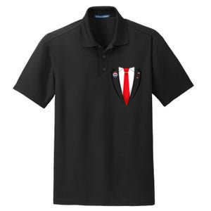 Usa President Trump Suit Dry Zone Grid Polo