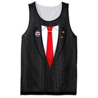 Usa President Trump Suit Mesh Reversible Basketball Jersey Tank