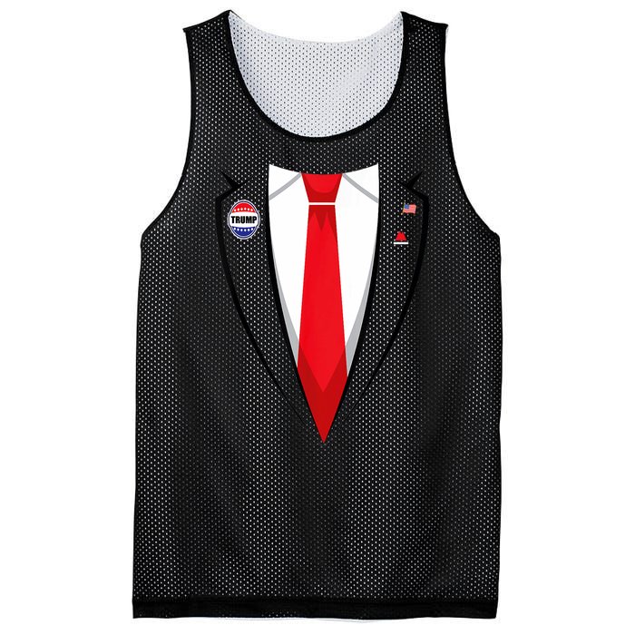 Usa President Trump Suit Mesh Reversible Basketball Jersey Tank