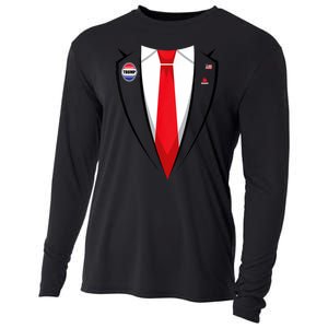 Usa President Trump Suit Cooling Performance Long Sleeve Crew