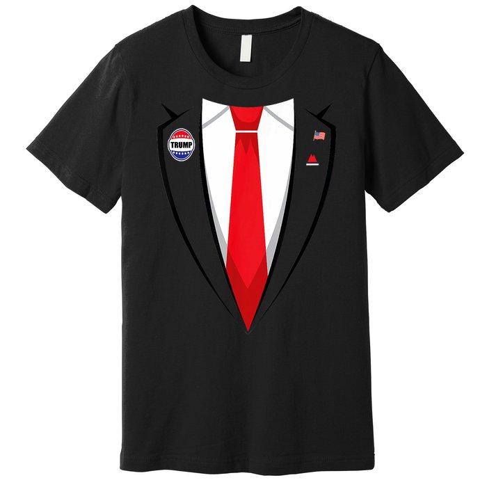 Usa President Trump Suit Premium T-Shirt