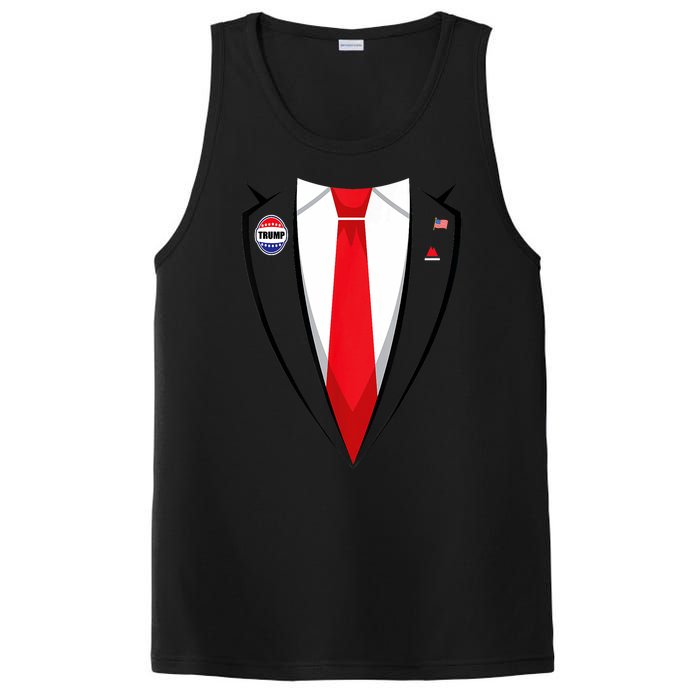 Usa President Trump Suit PosiCharge Competitor Tank