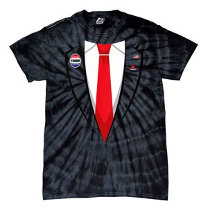 Usa President Trump Suit Tie-Dye T-Shirt