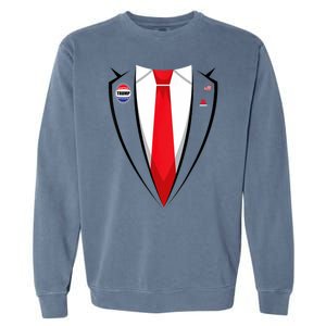 Usa President Trump Suit Garment-Dyed Sweatshirt