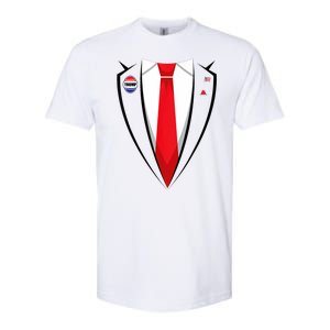 Usa President Trump Suit Softstyle CVC T-Shirt