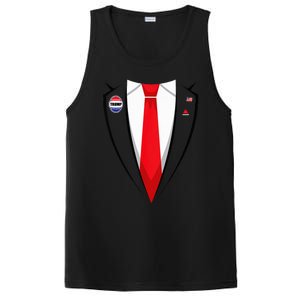 Usa President Trump Suit Halloween 2024 PosiCharge Competitor Tank