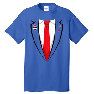 Usa President Trump Suit Halloween 2024 Tall T-Shirt