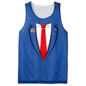 Usa President Trump Suit Halloween 2024 Mesh Reversible Basketball Jersey Tank