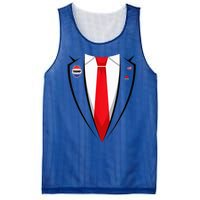 Usa President Trump Suit Halloween 2024 Mesh Reversible Basketball Jersey Tank