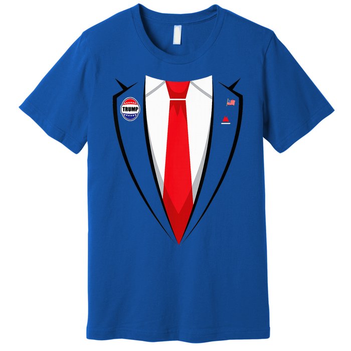 Usa President Trump Suit Halloween 2024 Premium T-Shirt