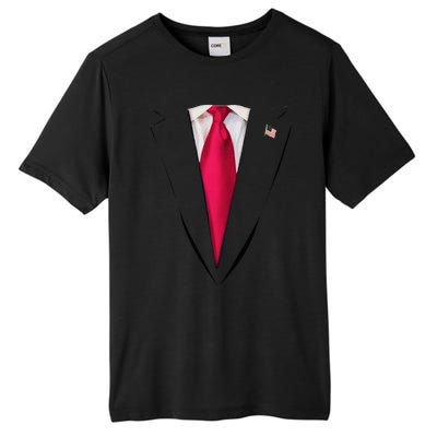 Usa President Trump Suit Easy Halloween Costume Tall Fusion ChromaSoft Performance T-Shirt