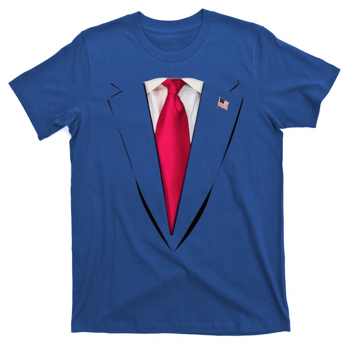 Usa President Trump Suit Easy Halloween Costume T-Shirt