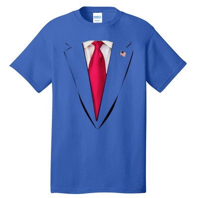 Usa President Trump Suit Easy Halloween Costume Tall T-Shirt