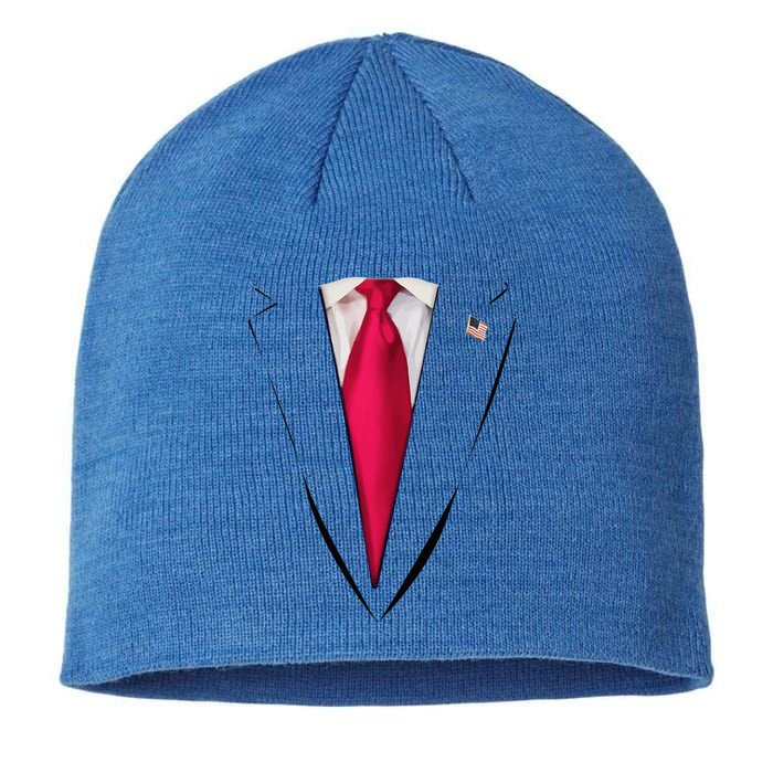 Usa President Trump Suit Easy Halloween Costume Sustainable Beanie