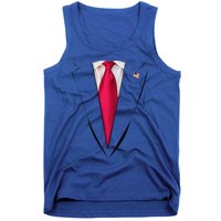 Usa President Trump Suit Easy Halloween Costume Tank Top