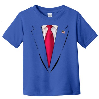 Usa President Trump Suit Easy Halloween Costume Toddler T-Shirt