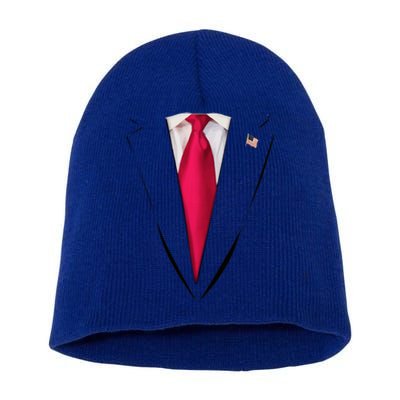 Usa President Trump Suit Easy Halloween Costume Short Acrylic Beanie