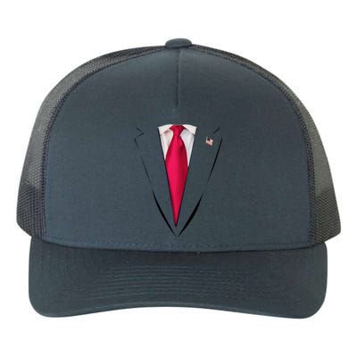 Usa President Trump Suit Easy Halloween Costume Yupoong Adult 5-Panel Trucker Hat