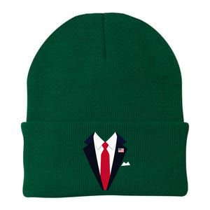 Usa President Trump Suit Easy Halloween Costume Knit Cap Winter Beanie