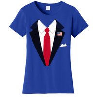 Usa President Trump Suit Easy Halloween Costume Women's T-Shirt