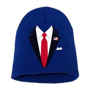 Usa President Trump Suit Easy Halloween Costume Short Acrylic Beanie