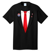 Usa President Trump Suit Halloween 2024 Tall T-Shirt