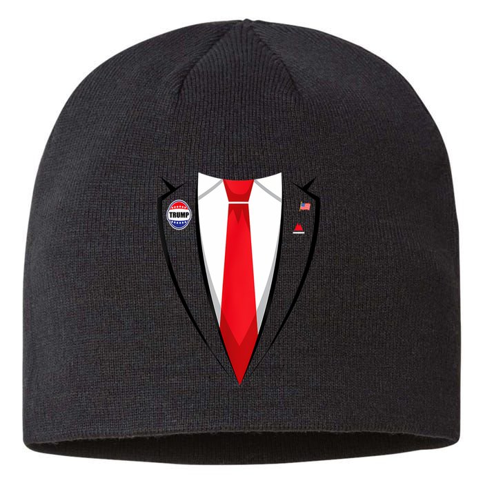 Usa President Trump Suit Halloween 2024 Sustainable Beanie