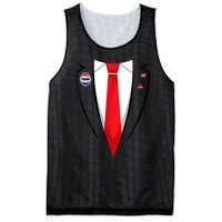 Usa President Trump Suit Halloween 2024 Mesh Reversible Basketball Jersey Tank