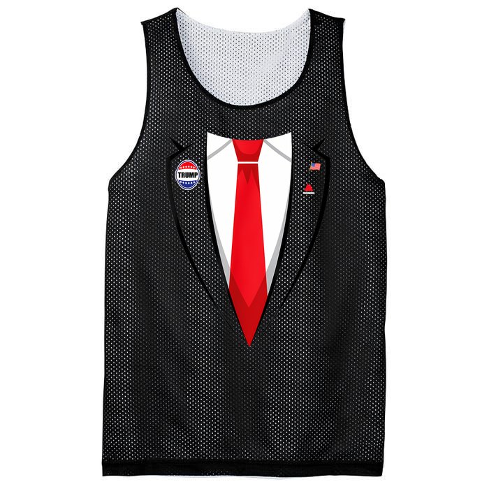 Usa President Trump Suit Halloween 2024 Mesh Reversible Basketball Jersey Tank