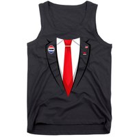 Usa President Trump Suit Halloween 2024 Tank Top