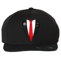 Usa President Trump Suit Halloween 2024 Wool Snapback Cap