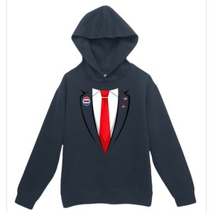 Usa President Trump Suit Halloween 2024 Urban Pullover Hoodie