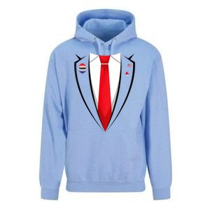 Usa President Trump Suit Halloween 2024 Unisex Surf Hoodie