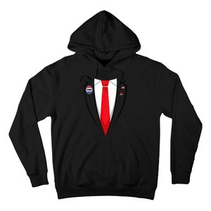 Usa President Trump Suit Halloween 2024 Hoodie