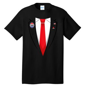 Usa President Trump Suit Halloween 2024 Tall T-Shirt