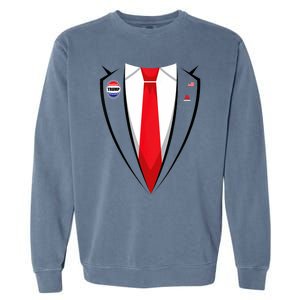 Usa President Trump Suit Halloween 2024 Garment-Dyed Sweatshirt