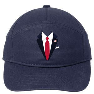 Usa President Trump Suit Easy Halloween Costume Long Sleeve 7-Panel Snapback Hat