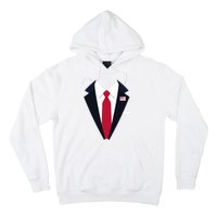 Usa President Trump Suit Easy Halloween Costume Long Sleeve Hoodie