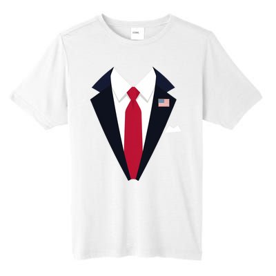 Usa President Trump Suit Easy Halloween Costume Long Sleeve Tall Fusion ChromaSoft Performance T-Shirt