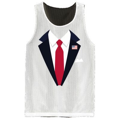 Usa President Trump Suit Easy Halloween Costume Long Sleeve Mesh Reversible Basketball Jersey Tank