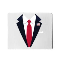 Usa President Trump Suit Easy Halloween Costume Long Sleeve Mousepad