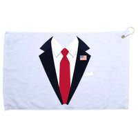 Usa President Trump Suit Easy Halloween Costume Long Sleeve Grommeted Golf Towel