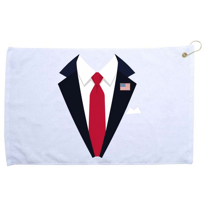 Usa President Trump Suit Easy Halloween Costume Long Sleeve Grommeted Golf Towel