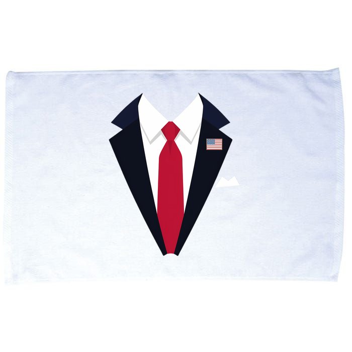 Usa President Trump Suit Easy Halloween Costume Long Sleeve Microfiber Hand Towel