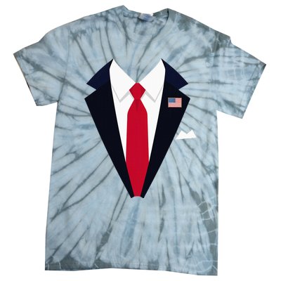 Usa President Trump Suit Easy Halloween Costume Tie-Dye T-Shirt